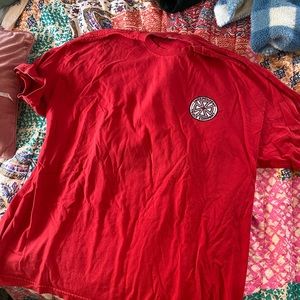 independent trucks logo tee red